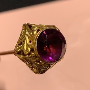 Solid 12k gold hair pin